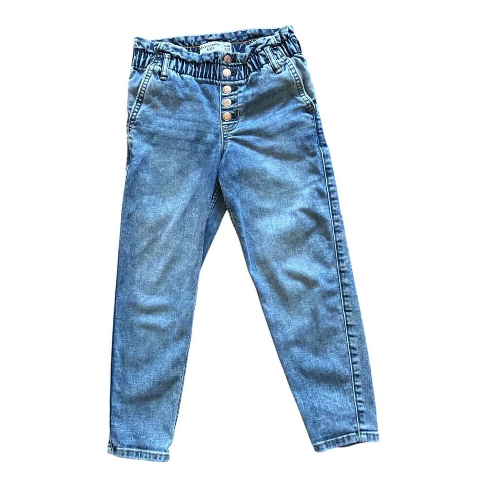 Abercrombie Kids High Rise Mini Mom Jeans Slim 7/8